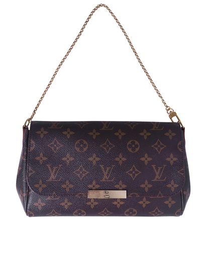 Favourite MM, &pound;450, Handbags, Brown, Coated Canvas, Front view